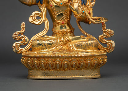 Manjushri Statue | Buddhist Altar Art from Nepal