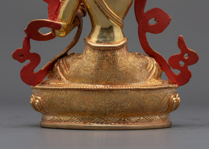 Manjushri Bodhisattva Sculpture | Traditional Tibetan Art