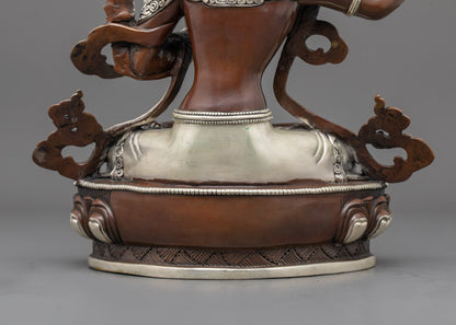 Bodhisattva Manjushri Statue | Finely Detailed Handcrafted Sculpture