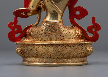 Traditional Manjushri Statue | Nepalese Buddhist Wisdom