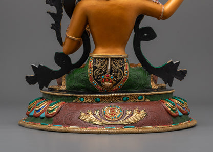 Fine Art Manjushri Statue | Enlightened Buddhist Bodhisattva