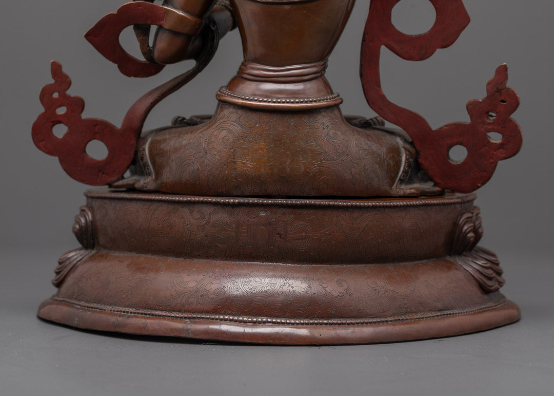 Handcrafted Supreme Manjushri Statue | Wisdom Bodhisattva Statue