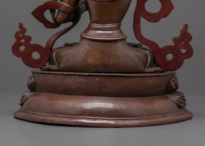 Handcrafted Supreme Manjushri Statue | Wisdom Bodhisattva Statue
