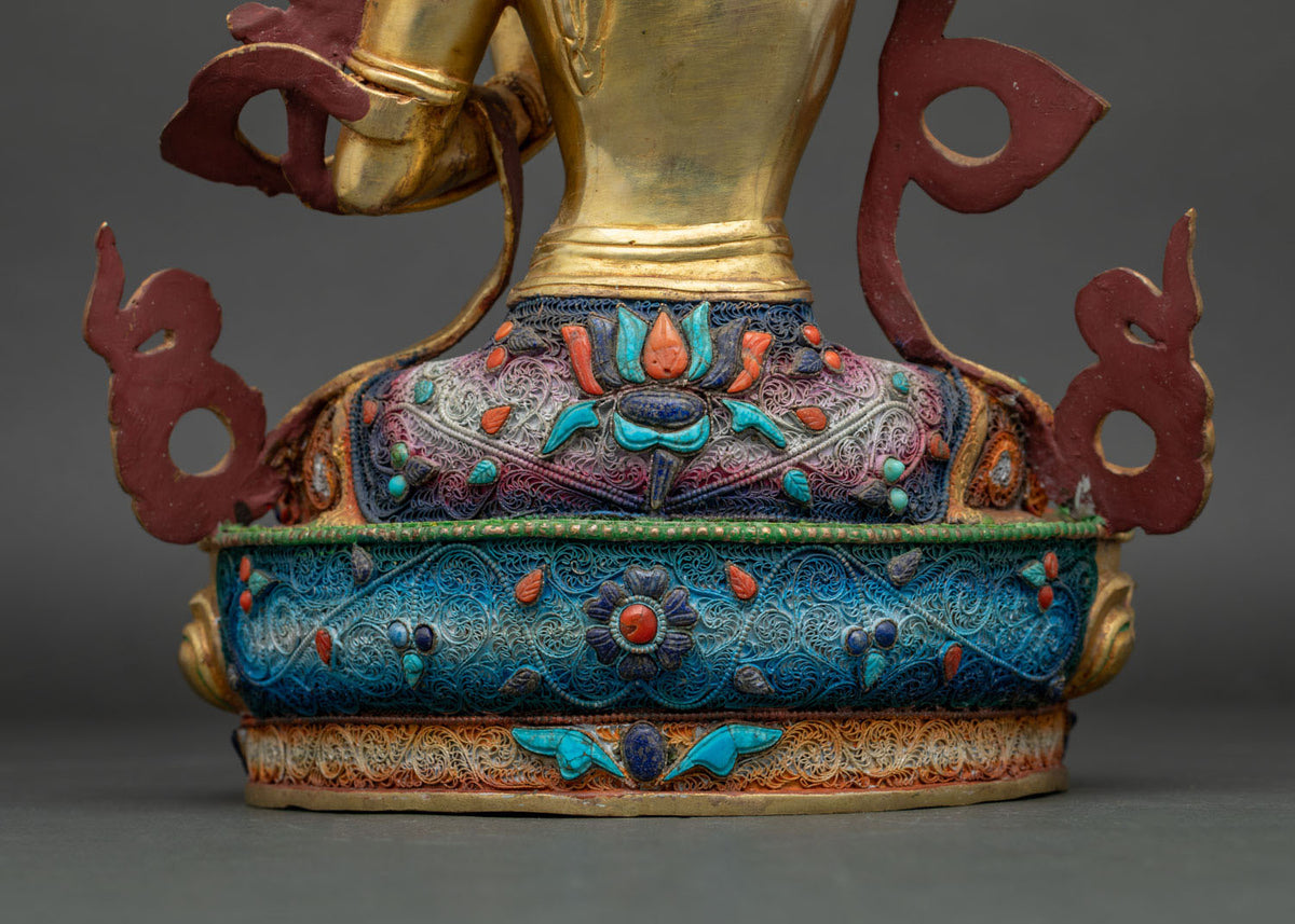 Manjushri Statue for Meditation & Spiritual Clarity | Buddhist Artwork