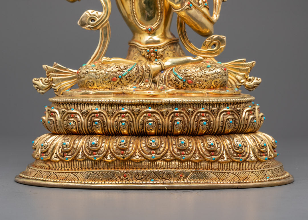 Manjushri Statue | Tibetan Bodhisattva Of Wisdom