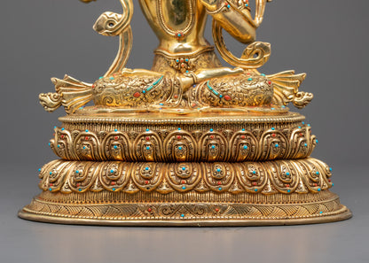 Manjushri Statue | Tibetan Bodhisattva Of Wisdom