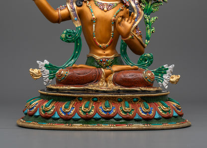 Fine Art Manjushri Statue | Enlightened Buddhist Bodhisattva
