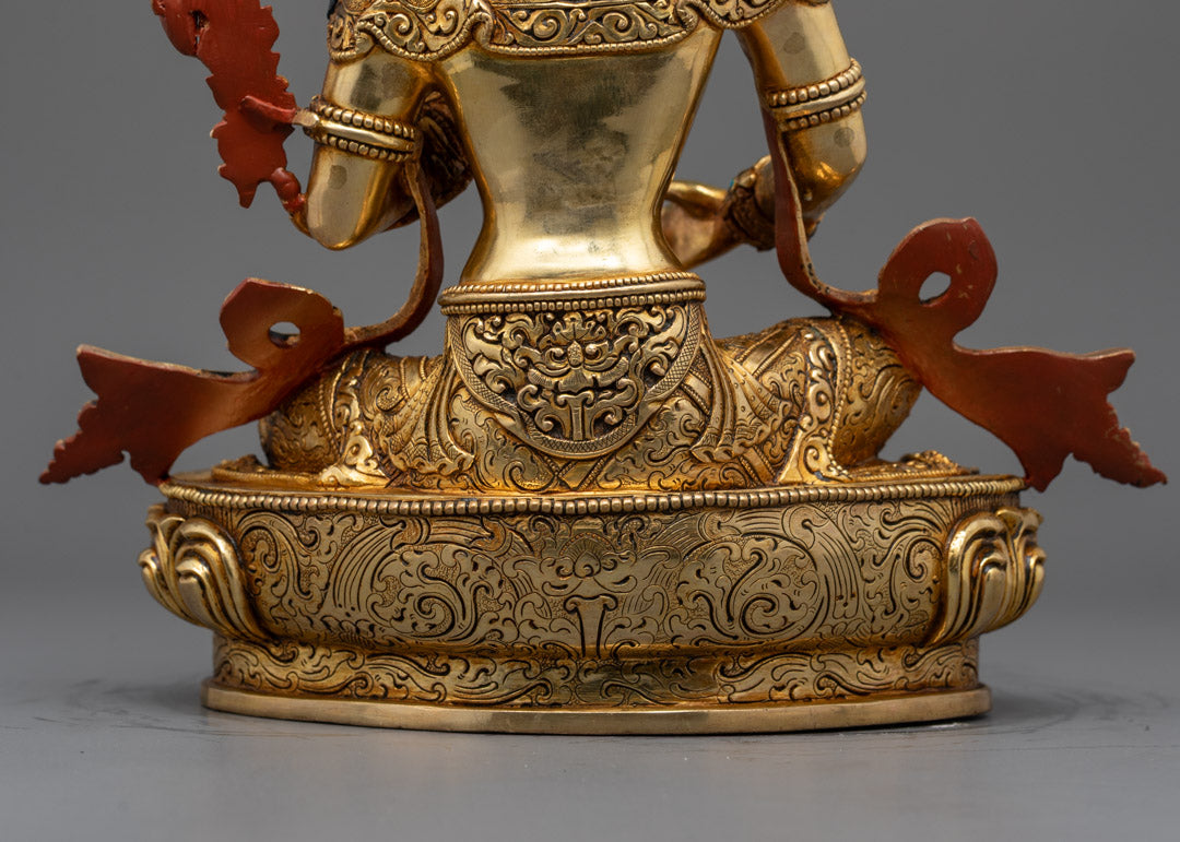 Beautiful Manjushri Statue for Sale | Wisdom Deity Sculpture