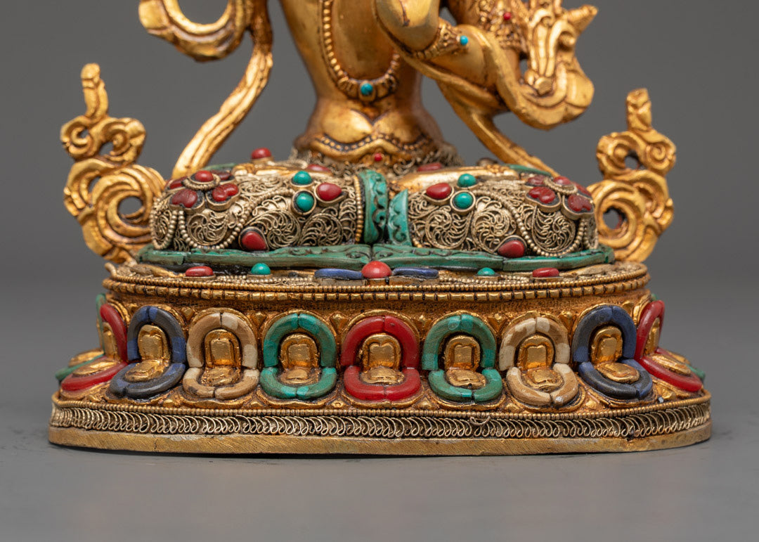 Manjushri Statue | Bodhisattva Nepali Art
