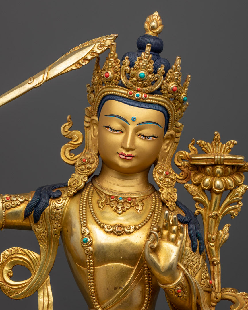 Manjushri Statue for Home and Altar