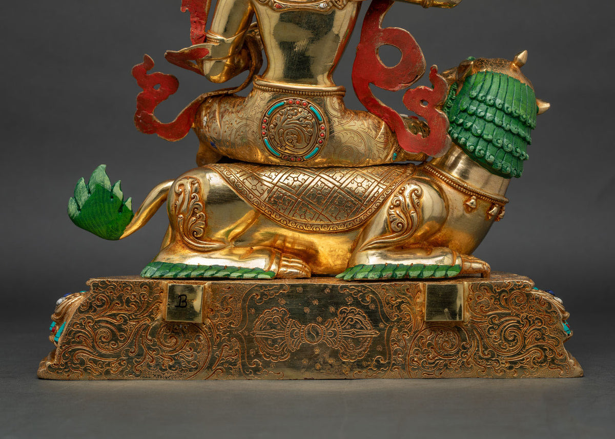 Simhanada Manjushri Statue | Bodhisattva of Transcendent Wisdom