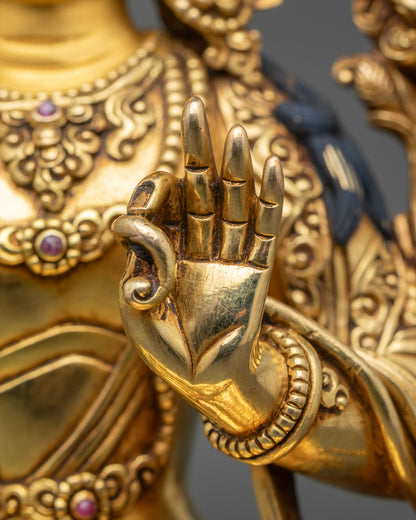 Manjushri Statue | Handcrafted Spiritual Home Altar Decor