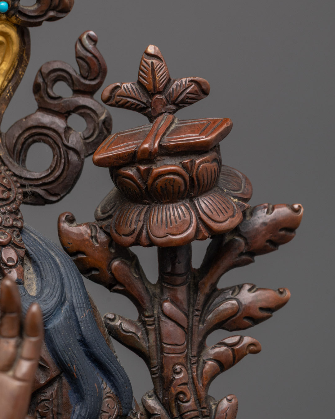 Handcrafted Supreme Manjushri Statue | Wisdom Bodhisattva Statue