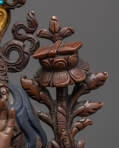 Handcrafted Supreme Manjushri Statue | Wisdom Bodhisattva Statue