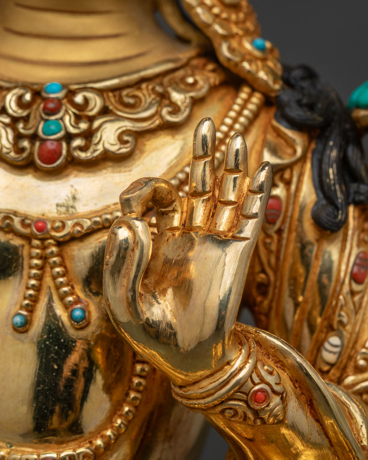 Simhanada Manjushri Statue | Bodhisattva of Transcendent Wisdom