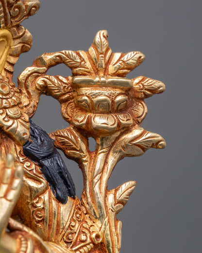 Traditional Manjushri Statue | Nepalese Buddhist Wisdom