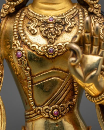 Manjushri Statue | Handcrafted Spiritual Home Altar Decor