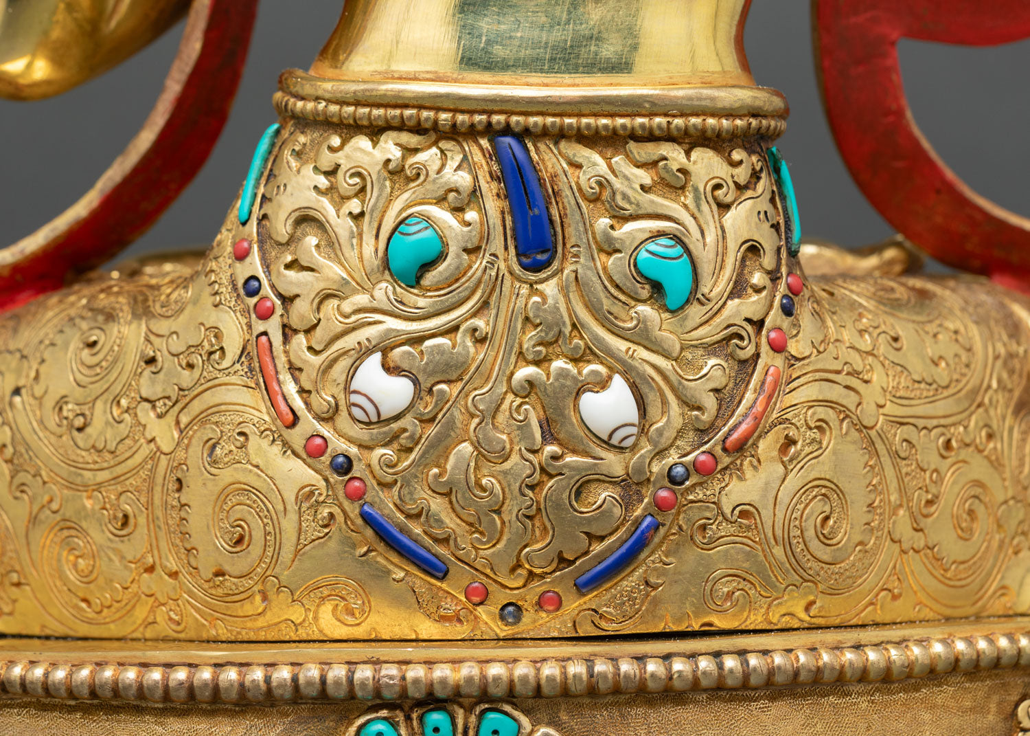 Himalayan Buddhist Manjushri Sculpture for Sacred Space