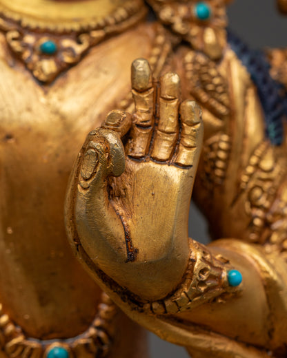 Manjushri Statue | Bodhisattva Nepali Art