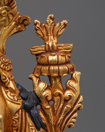 Divine Manjushri Statue | Hand-Carved Beautiful Tibetan Buddhist Art