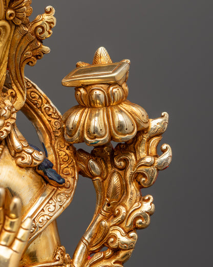 Manjushri Buddhist Statue | Divine Symbol of Wisdom and Enlightenment