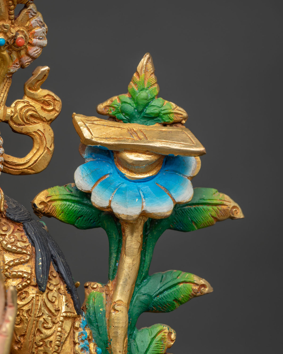 Manjushri Statue for Meditation & Spiritual Clarity | Buddhist Artwork