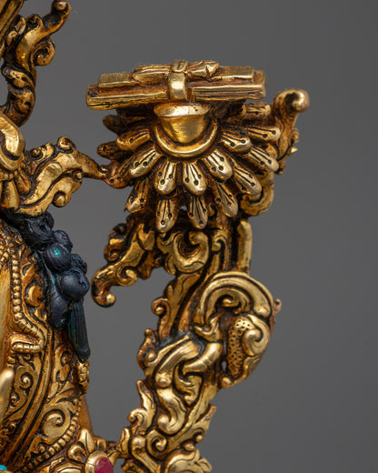 Beautiful Manjushri Statue for Sale | Wisdom Deity Sculpture