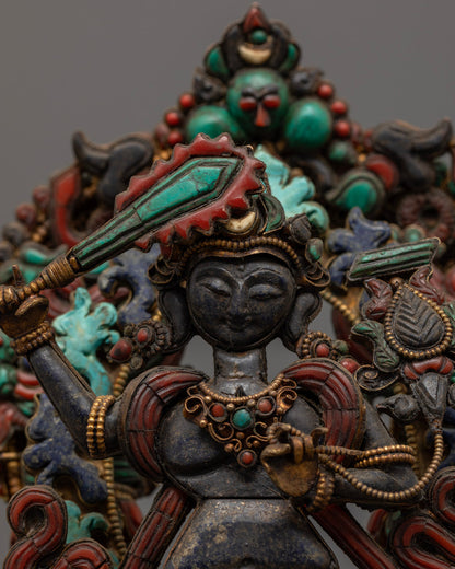 Manjushri Statue | Adorned with Precious Stones