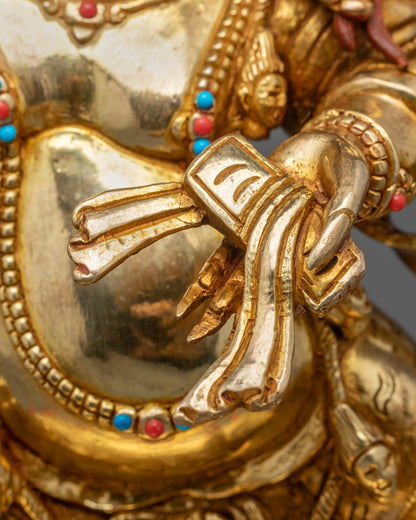 Handcrafted Wrathful Manjushri Statue | Artisan-Crafted Buddhist Protector