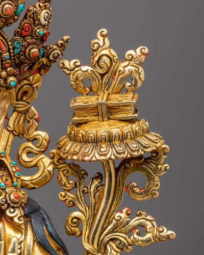 Tibetan Manjushri Statue | Bodhisattva Manjushri Statue