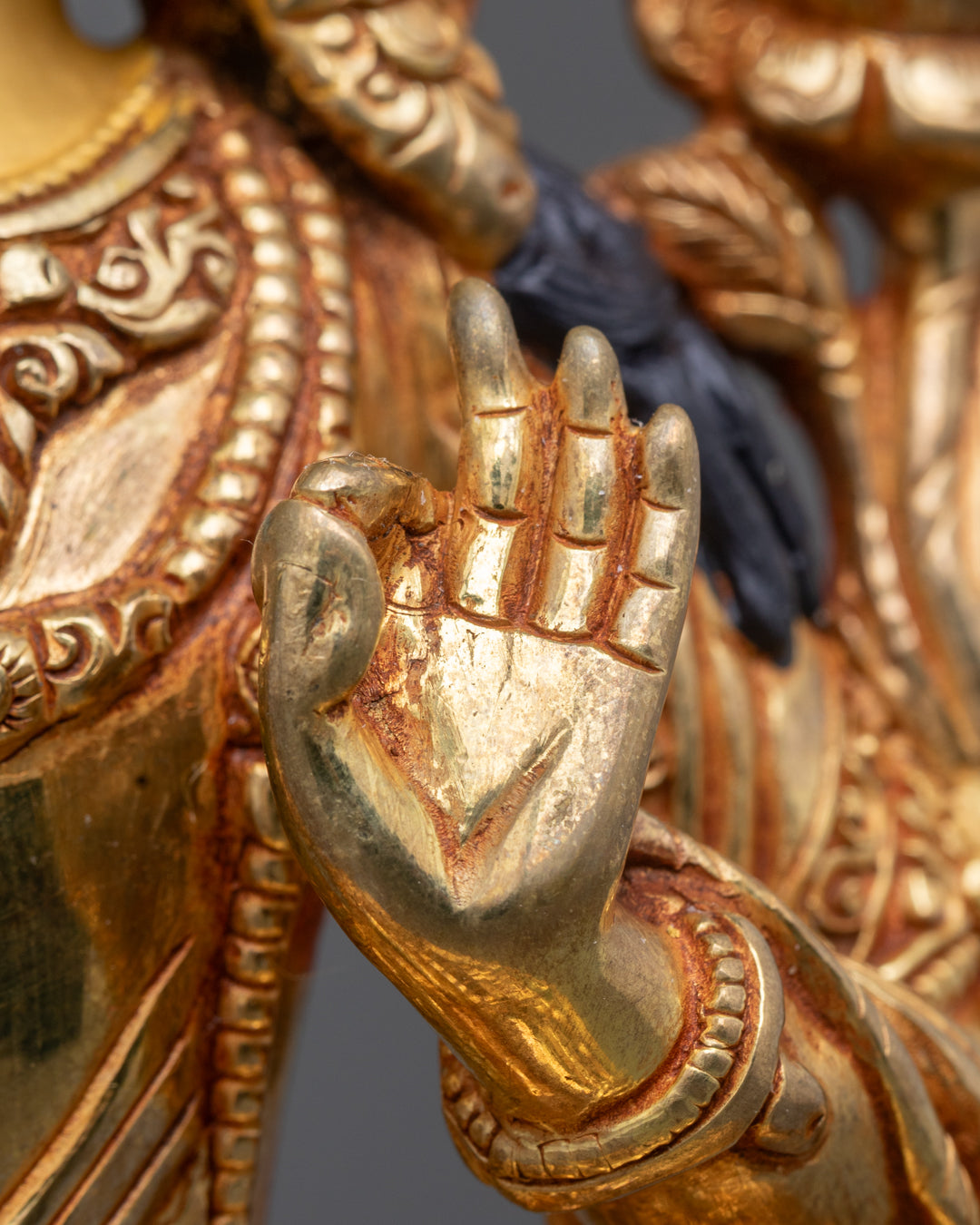 Traditional Manjushri Statue | Nepalese Buddhist Wisdom