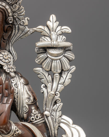 Bodhisattva Manjushri Statue | Finely Detailed Handcrafted Sculpture