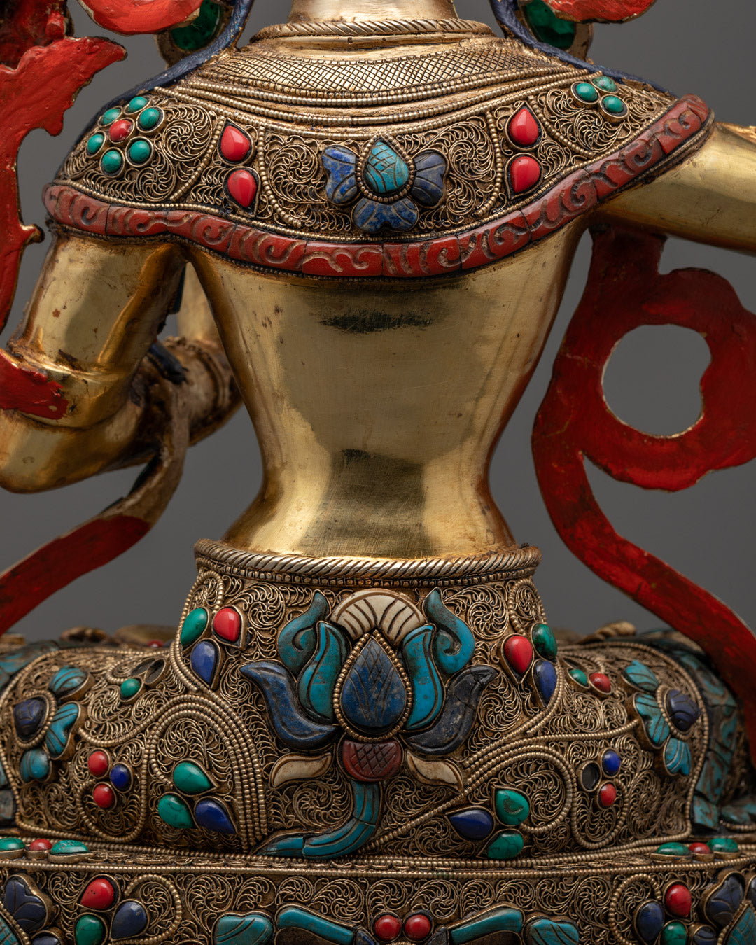 Divine Tibetan Bodhisattva Manjushri Statue | Embodiment of Wisdom