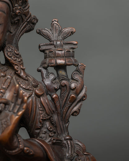 Manjushri Statue | Enlightened Wisdom Sculpture