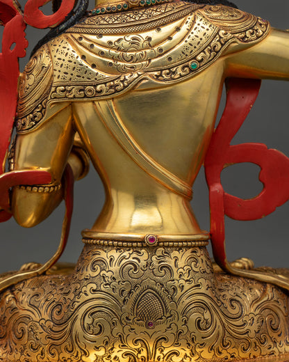 Sacred Manjushri Statue for Your Meditation Altar | Handmade In Nepal