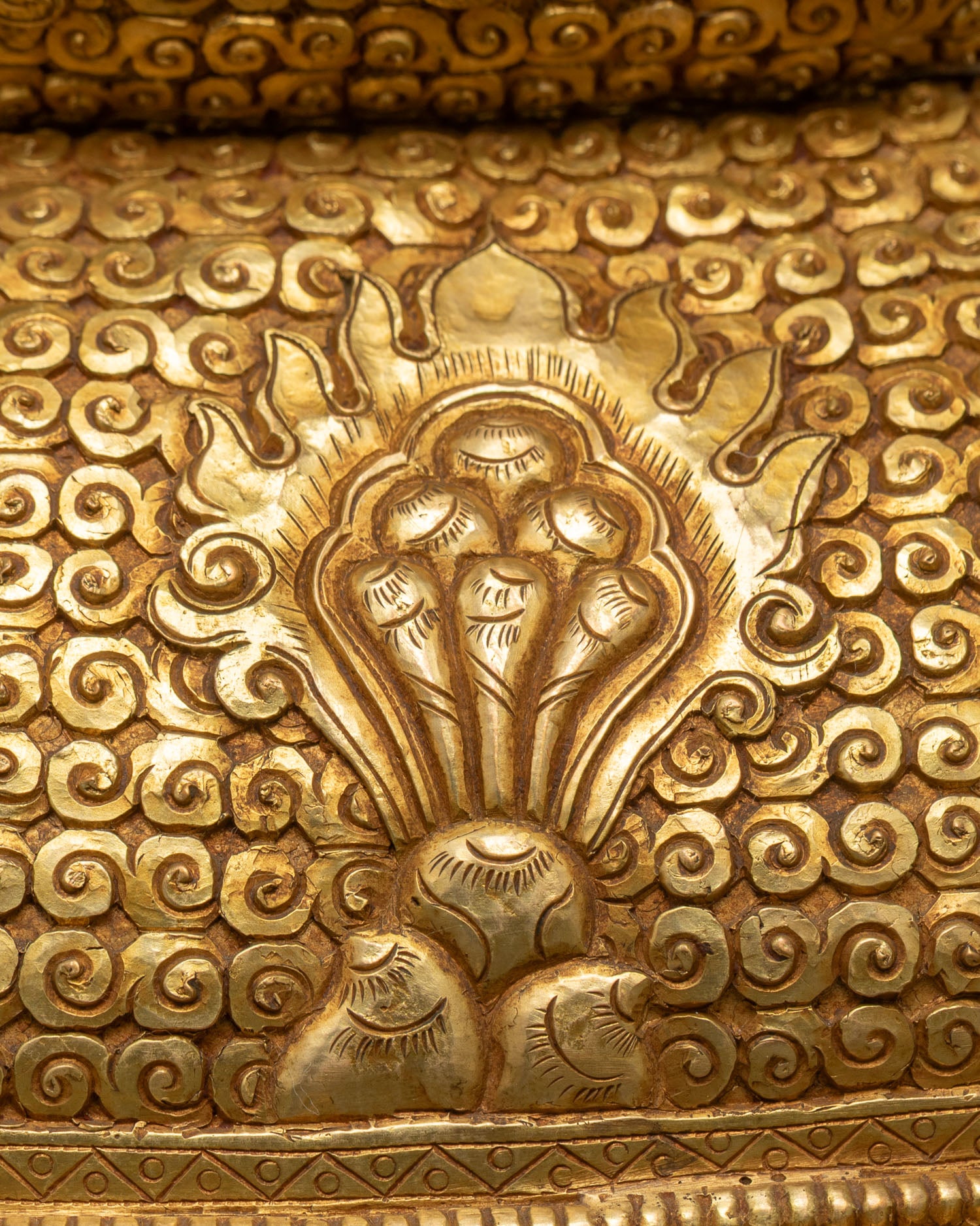 Bodhisattva Manjushri Statue | Life-Sized Buddhist Copper Sculpture