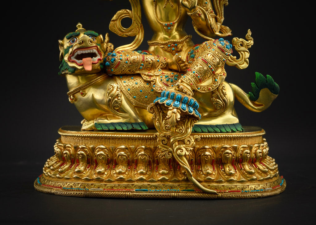 Manjushri Flaming Sword Statue | Manjushri Buddhism