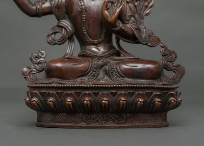 Manjushri Statue | Enlightened Wisdom Sculpture