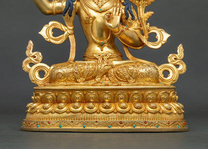 Premium Manjushri Statue | Symbol of Transcendent Wisdom