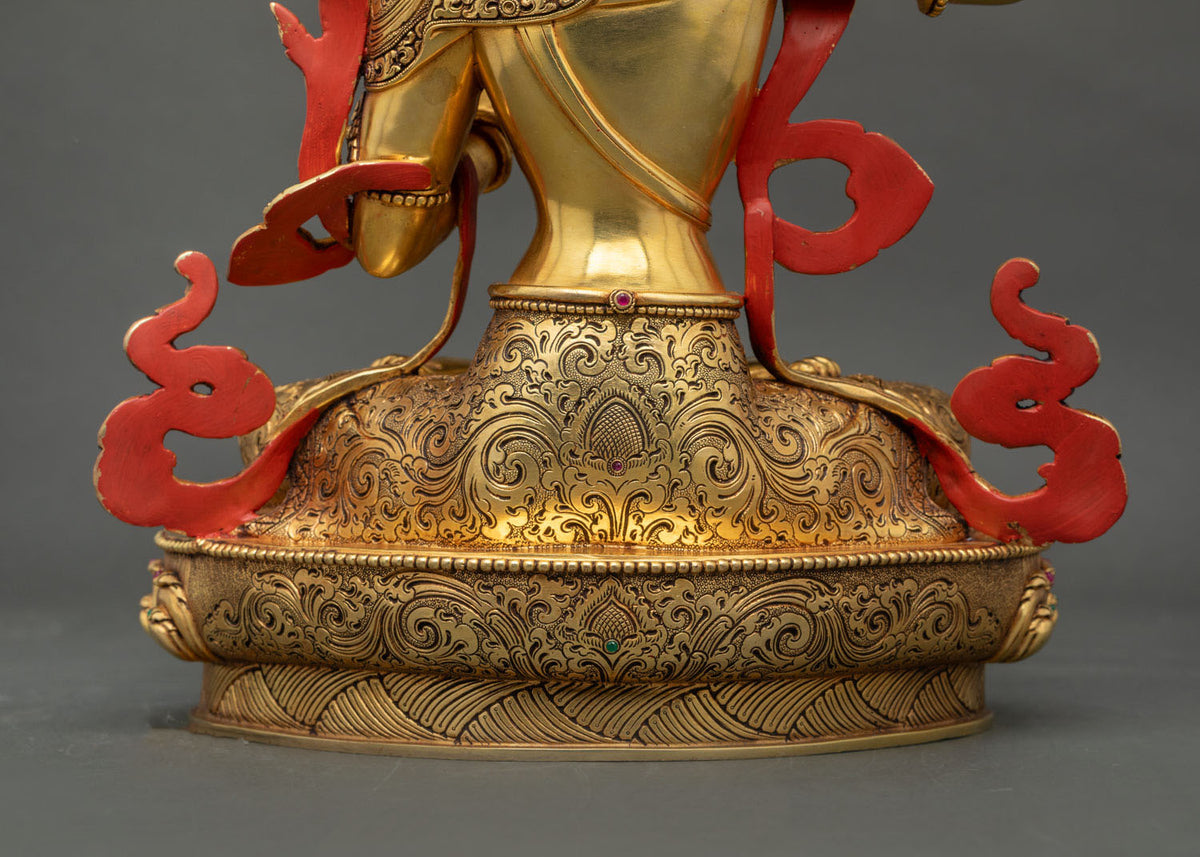 Sacred Manjushri Statue for Your Meditation Altar | Handmade In Nepal