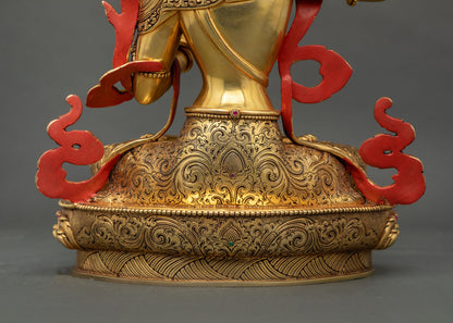 Sacred Manjushri Statue for Your Meditation Altar | Handmade In Nepal