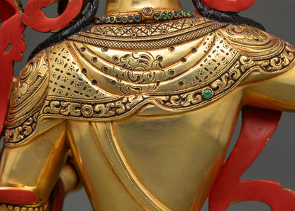 Sacred Manjushri Statue for Your Meditation Altar | Handmade In Nepal