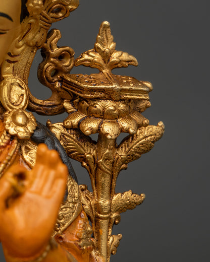 Manjushri Statue | Sacred Wisdom and Compassion Sculpture