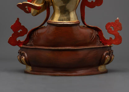 Traditional Manjushri Bodhisattva Statue | Authentic Buddhist Art