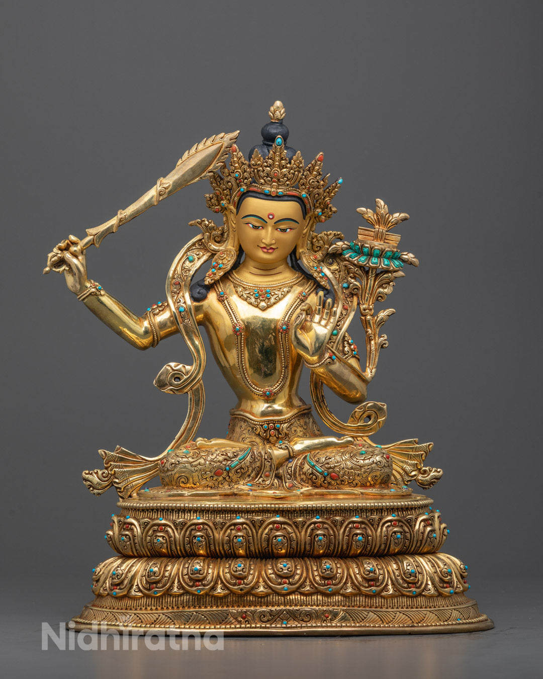 Manjushri Statue | Tibetan Bodhisattva Of Wisdom