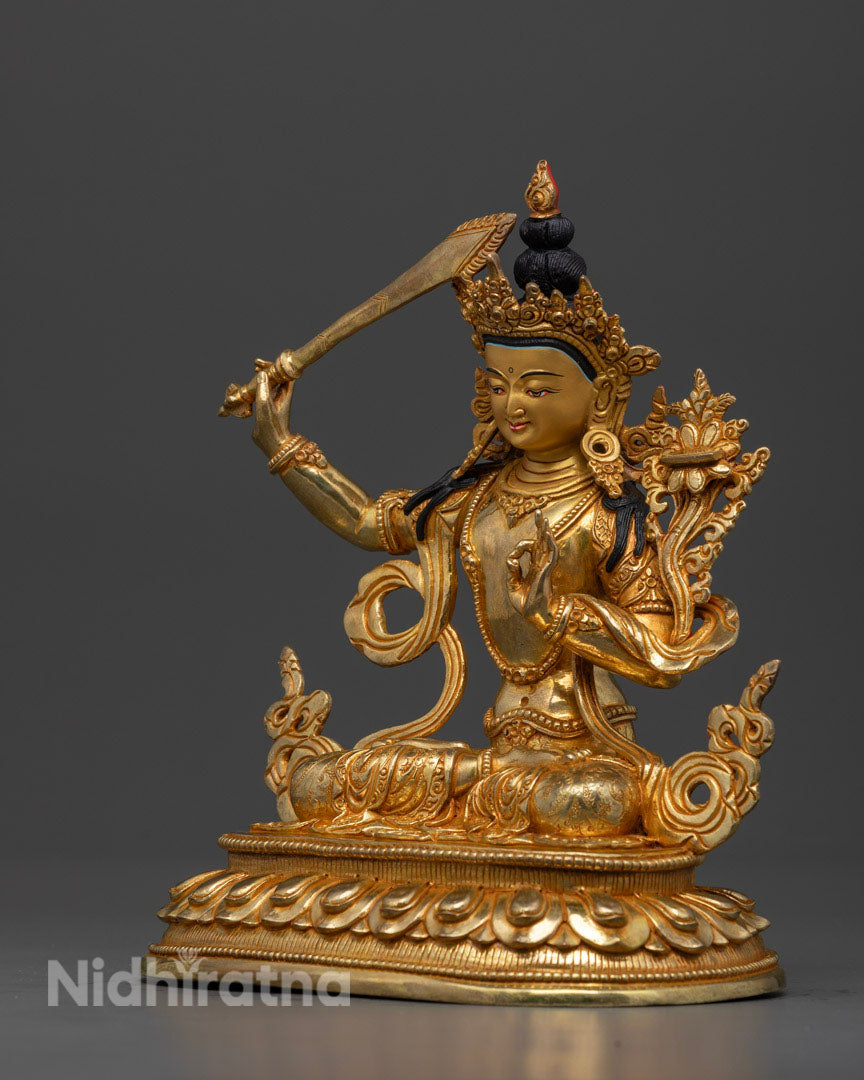 Manjushri Statue | Tibetan Buddhism | Bodhisattva of Wisdom