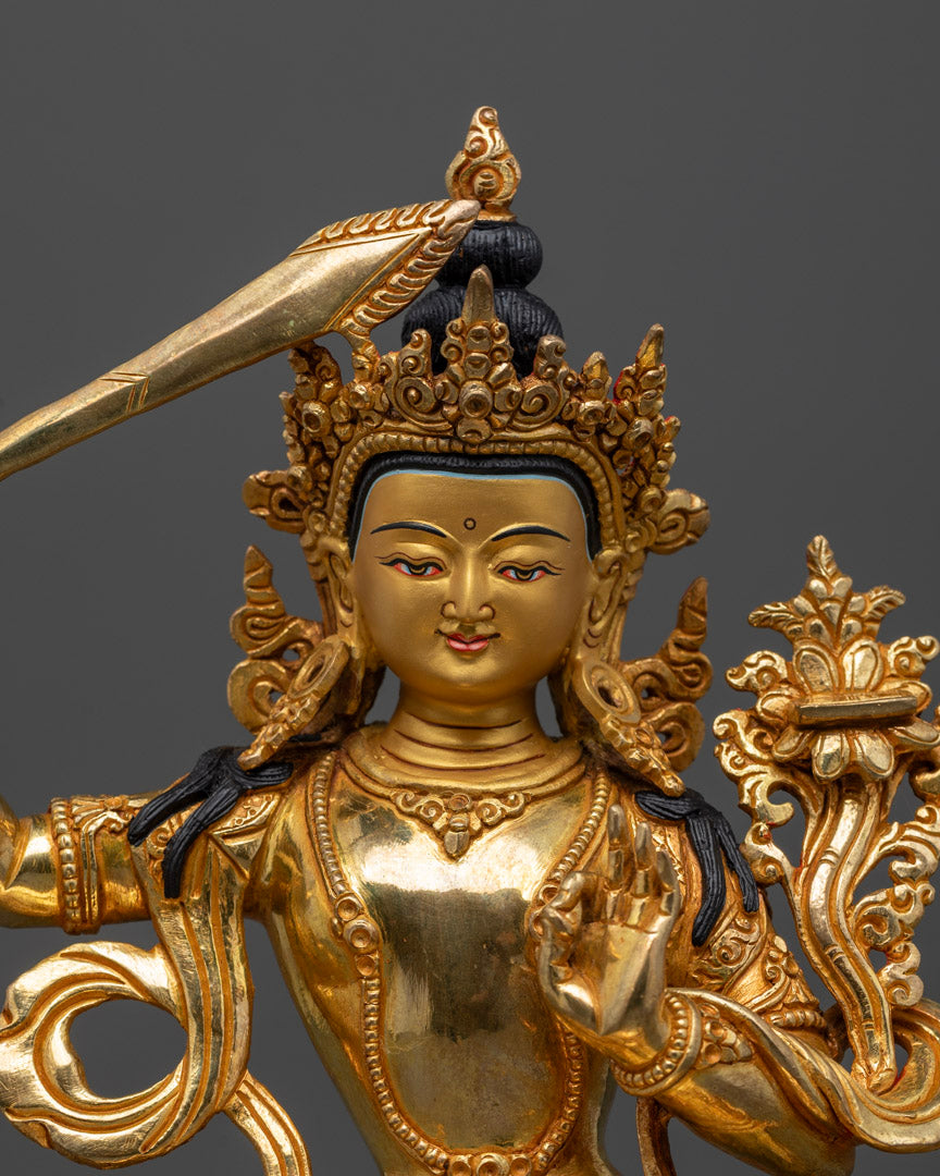 Manjushri Statue | Tibetan Buddhism | Bodhisattva of Wisdom