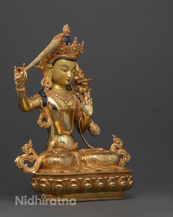 Tibetan Manjushri Statue | Manjushree Statue | Himalayan Art