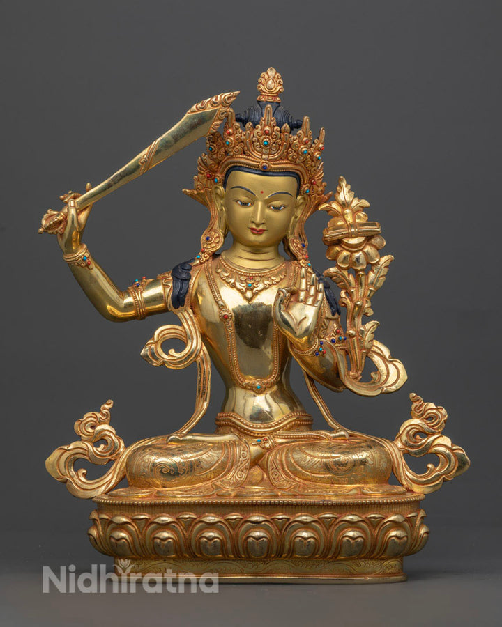 Tibetan Manjushri Statue | Manjushree Statue | Himalayan Art