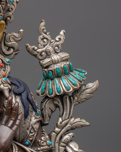 Nepalese Made Manjushri Statue | Himalayan Sacred Artwork
